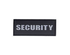 Patch 3D „SECURITY” PVC Fluorescent cu Velcro