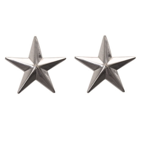 Set 2 Bucăți Insigne Rang „General cu o Stea” US Army Argintiu