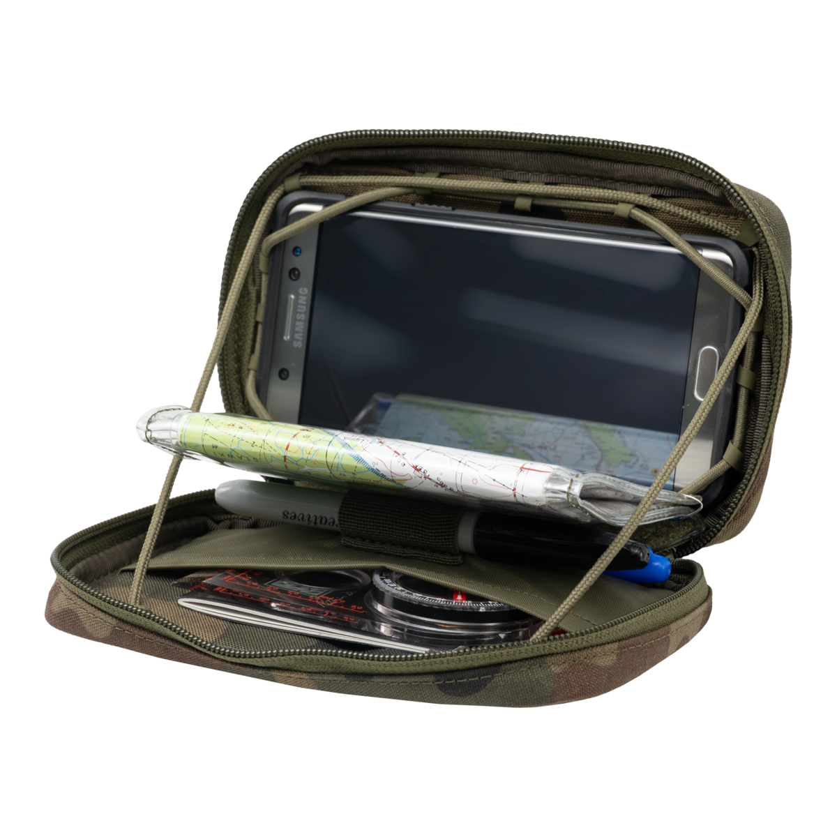 Buzunar Administrativ Guardian Field Helikon-Tex PL Woodland – NIR, MOLLE/PALS - poza 3