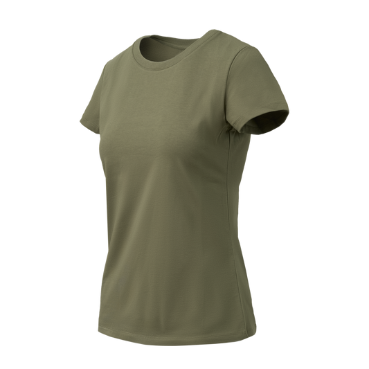 Tricou Damă Helikon-Tex Slim Organic Verde Olive