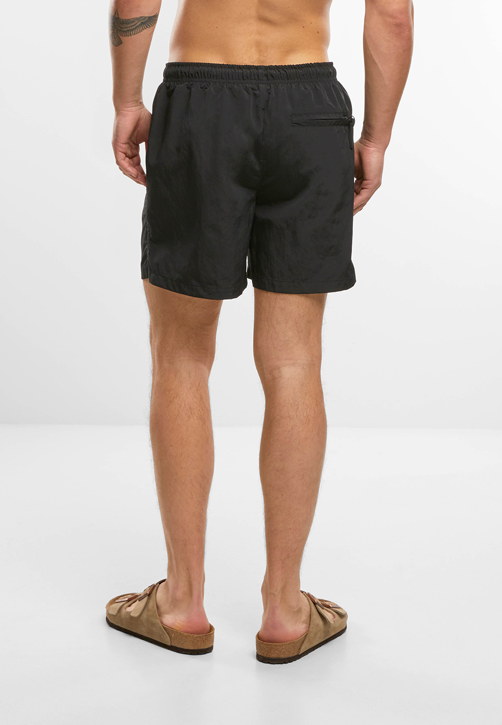 Short de Baie Basic Negru Brandit - Uscare Rapida