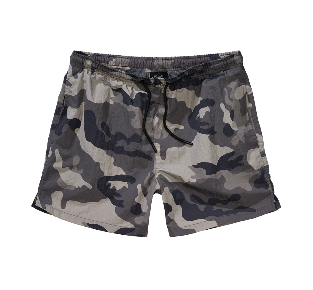 Short de Baie Basic Grey Camo Brandit - Uscare Rapida