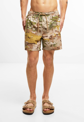 Short de Baie Basic Tactical Camo Brandit - Uscare Rapida