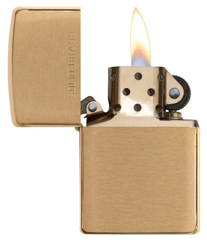 Bricheta originala Zippo Classic Brushed Solid Brass