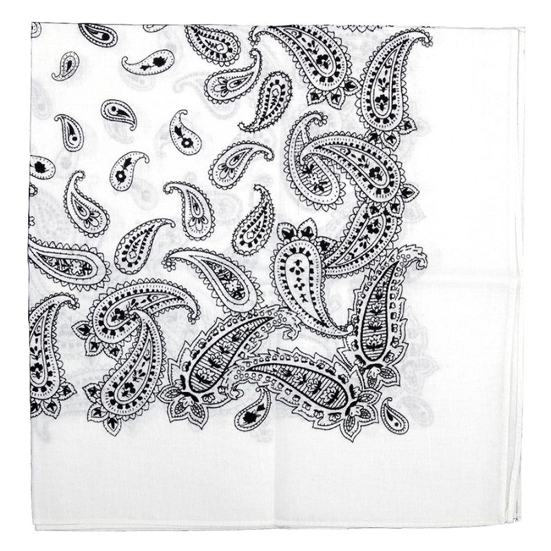 Bandana Pattern White