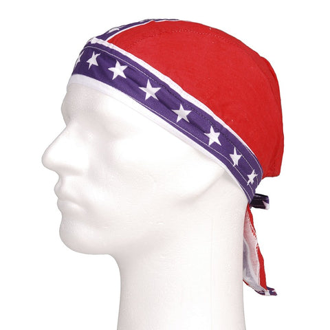 Bandana Blue Stripe Red Fl