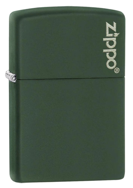 Bricheta originala Zippo Classic Green Matte Zippo Logo