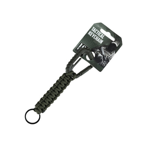 Breloc tactic paracord Oliv