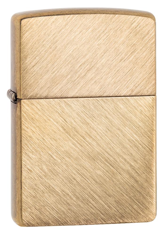 Bricheta originala Zippo Classic Herringbone Sweep Brass