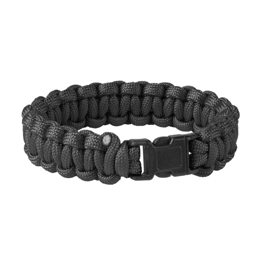 Brățară Survival Helikon-Tex Paracord 550 Neagră
