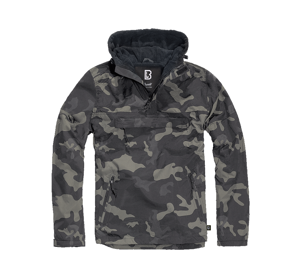 Geaca de Vant Dark Camo Brandit - Protecție Esențială
