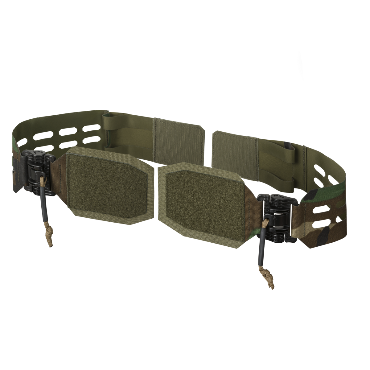 Cummerbund Skeletonizat Helikon-Tex Slim Woodland cu ROC® 40mm