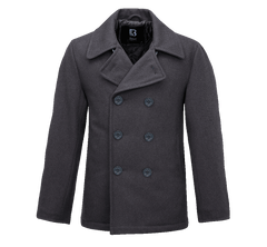Veston Pea Coat Anthracite Brandit - Căldură și Stil