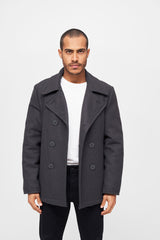 Veston Pea Coat Anthracite Brandit - Căldură și Stil