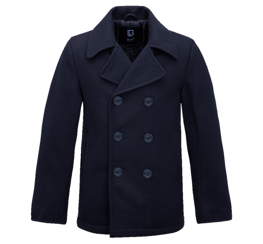 Veston Pea Coat Navy Brandit - Caldura si Stil Clasic