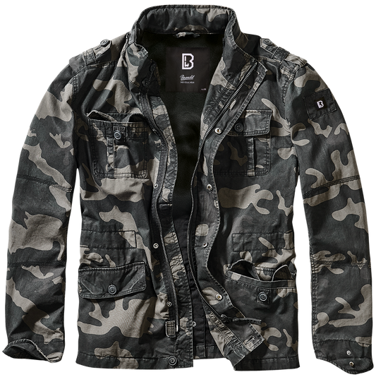 Geaca Britannia Dark Camo Brandit - Stil si Rezistenta