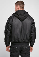 Geaca MA1 Sweat Hooded Negru Brandit - Caldura si Rezistenta