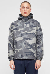 Geaca de Vant Summer Grey Camo Brandit - Protectie Usoara