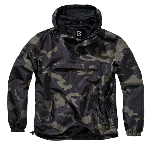 Geaca de Vant Summer Dark Camo Brandit - Protectie Usoara