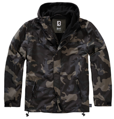 Jacheta Windbreaker Cu Fermoar Darkcamo