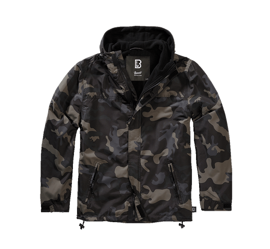 Geaca de Vant Frontzip Dark Camo Brandit - Protecție Esențială