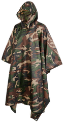 Poncho Ripstop Woodland Brandit - Protectie Ultima Ora