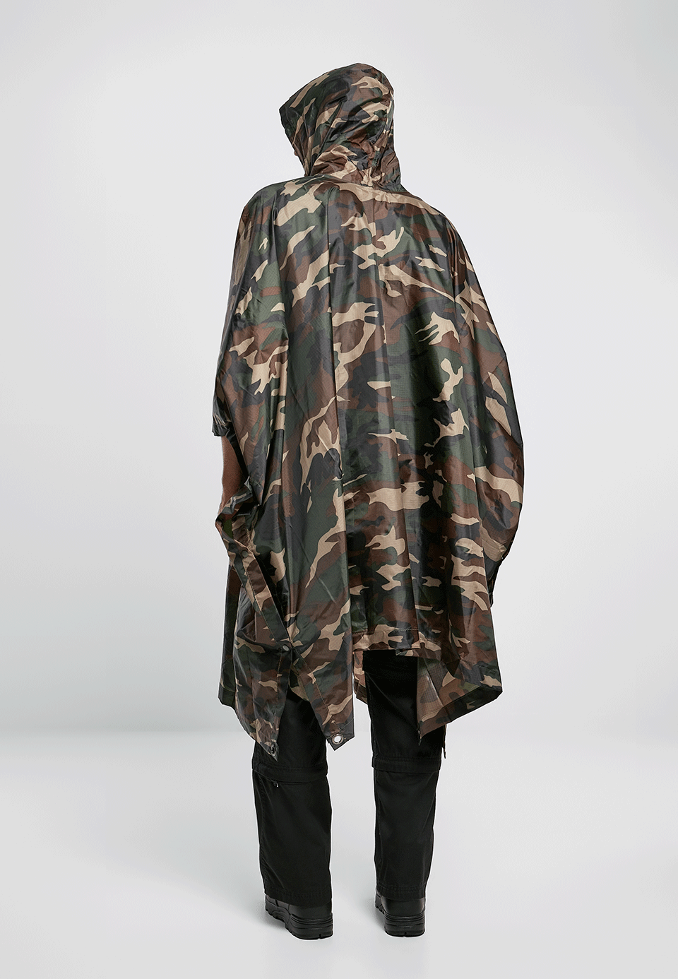 Poncho Ripstop Woodland Brandit - Protectie Ultima Ora