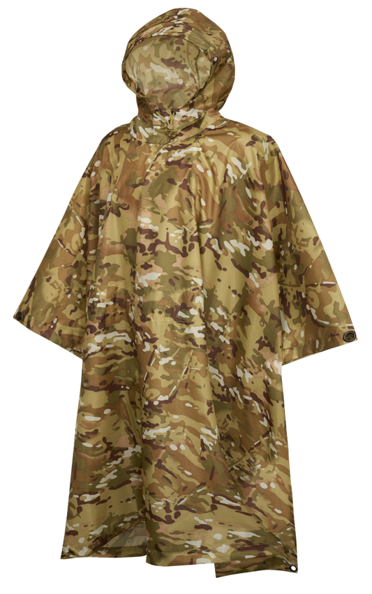 Poncho Ripstop Tactical Camo Brandit - Protectie Esentiala