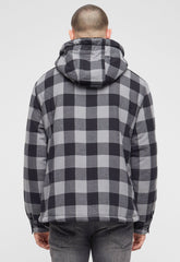 Geaca Lumber Hooded Black/Charcoal Brandit - Stil Urban Robust