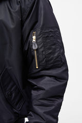 Geaca MA2 Fur Collar Negru Brandit - Caldura si Mobilitate