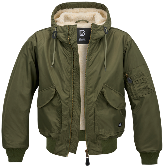 Geaca CWU Hooded Olive Brandit - Caldura si Protectie