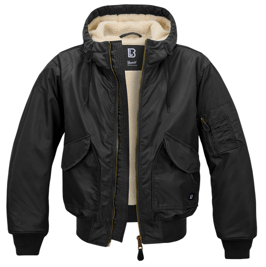 Geaca CWU Hooded Negru Brandit - Confort si Durabilitate