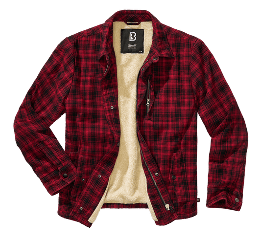 Camasa Classic Sherpa Red/Black Checkered Brandit - Caldura Urbana