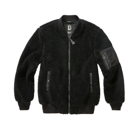 Hanorac MA1 Sherpa Negru Brandit - Caldura si Rezistenta