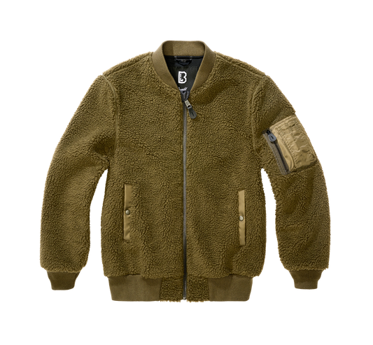 Hanorac MA1 Sherpa Olive Brandit - Caldura si Stil Urban