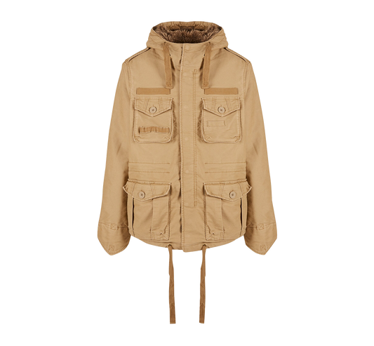 Geaca Camel Brandit - Caldura si Rezistenta Urbana