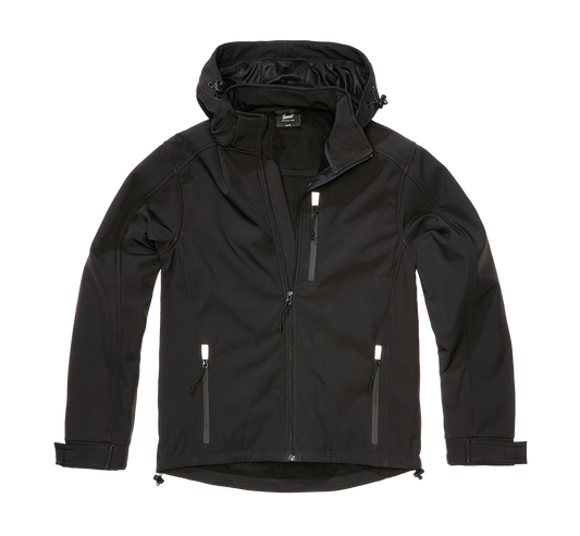 Geaca Softshell Geaca Hurricane Negru Brandit - Performanță în Orice Misiune
