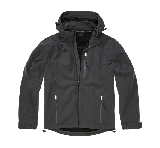 Geaca Softshell Geaca Hurricane Anthracite Brandit - Performanță Versatilă