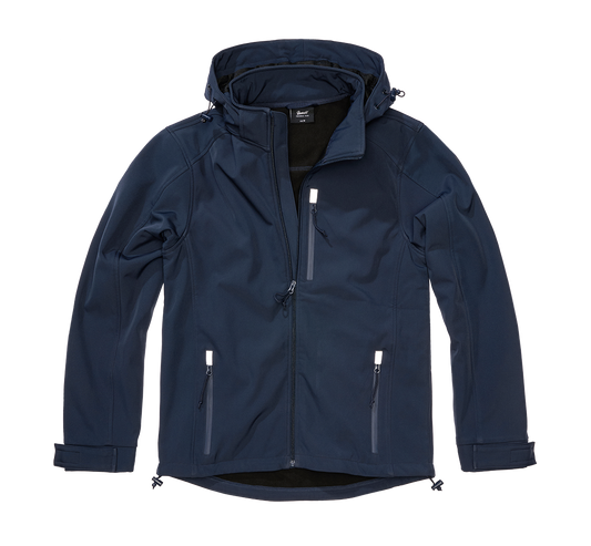 Geaca Softshell Geaca Hurricane Navy Brandit - Caldura si Mobilitate