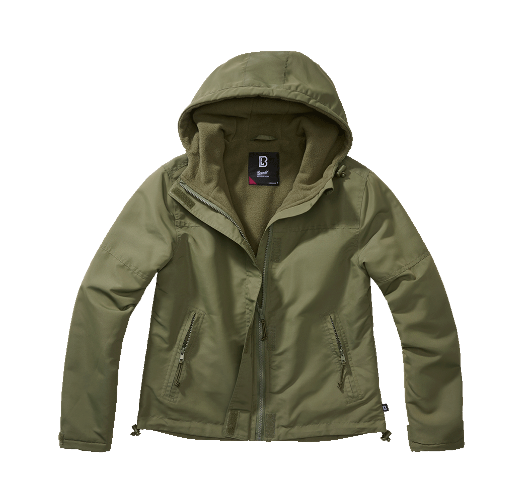 Geaca de Vant Frontzip Olive Dama Brandit - Protectie Lejera