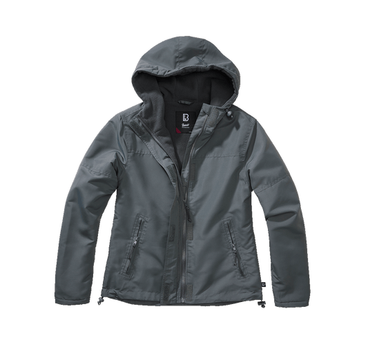 Geaca de Vant Frontzip Anthracite Dama Brandit - Protectie Urbana Activa
