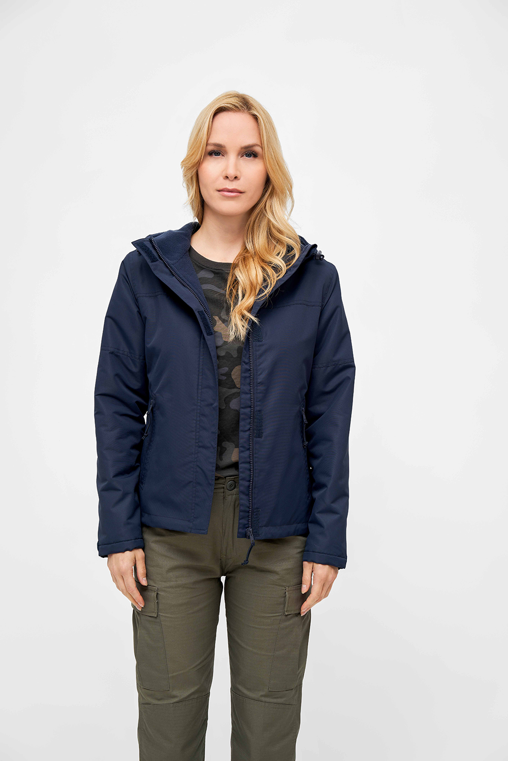 Geaca de Vant Frontzip Navy Dama Brandit - Eleganță Urbană și Protecție