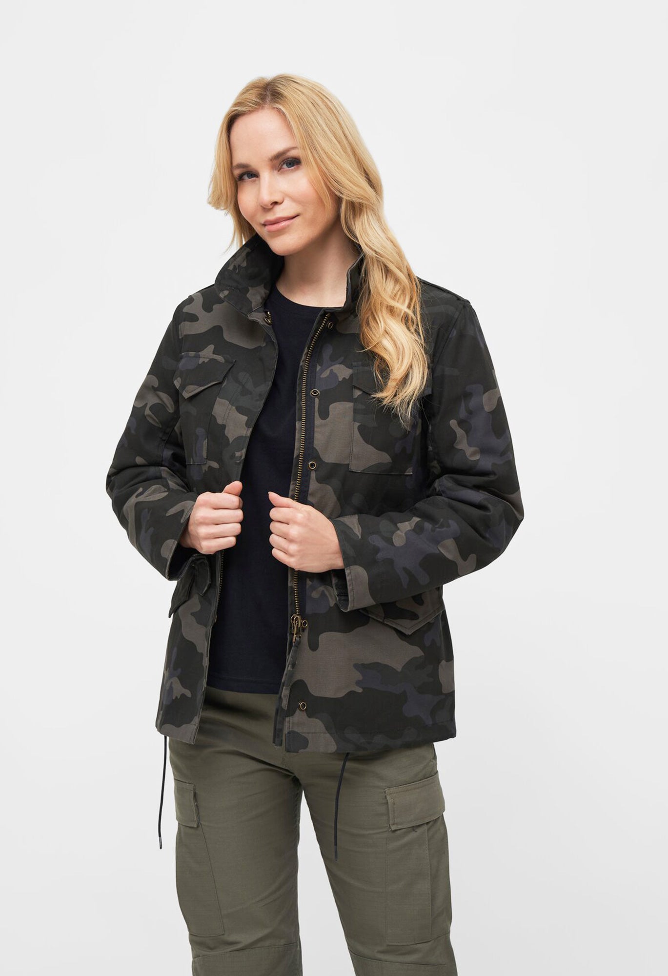 Geaca M65 Classic Dark Camo Dama Brandit - Stil Autentic și Durabilitate