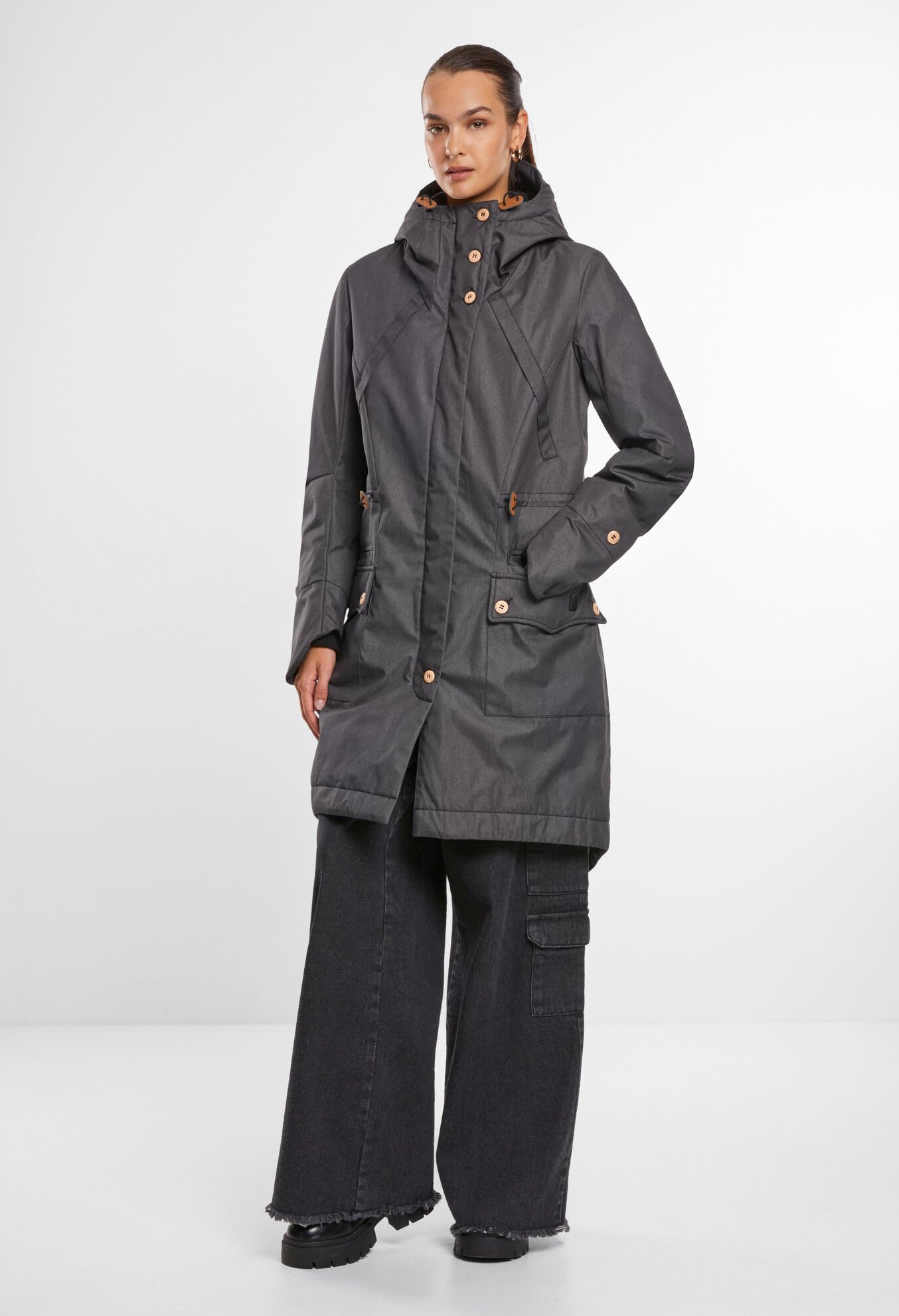Mayleene Winterparka Negru Dama Brandit - Caldura Urbana si Protectie