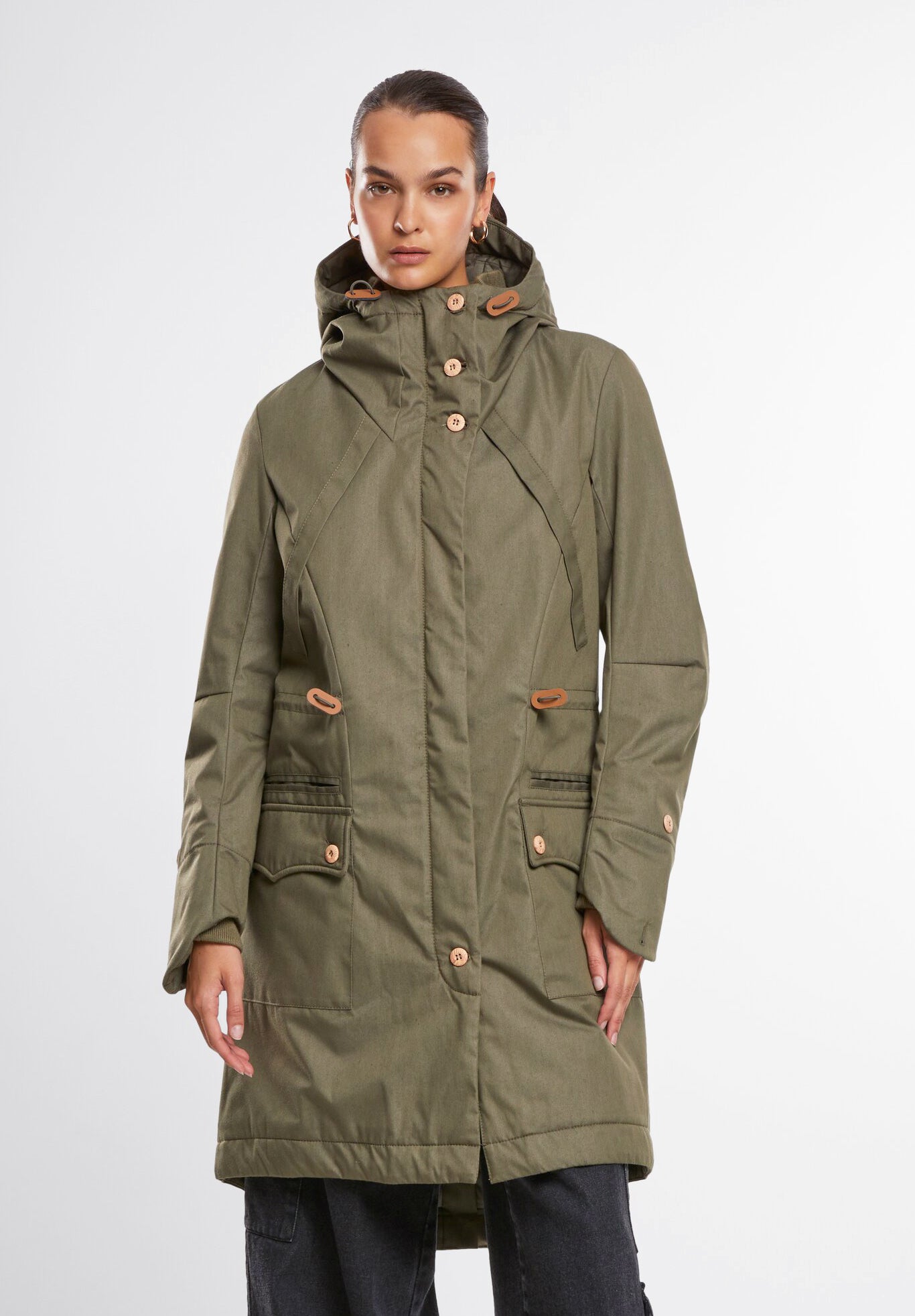 Mayleene Winterparka Olive Dama Brandit - Caldura si Stil Urbane