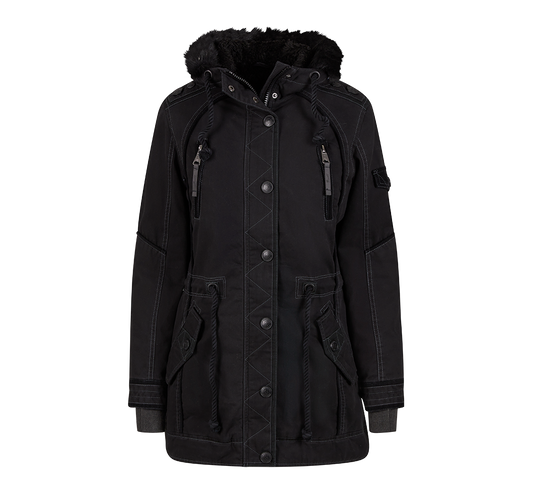 Emma Winterparka Negru Dama Brandit - Caldură Urbană Premium