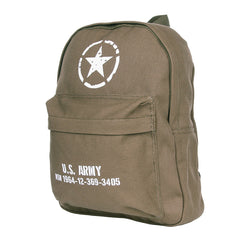 Rucsac Copii U.S. Army - Verde | Vintage, Stea Aliată
