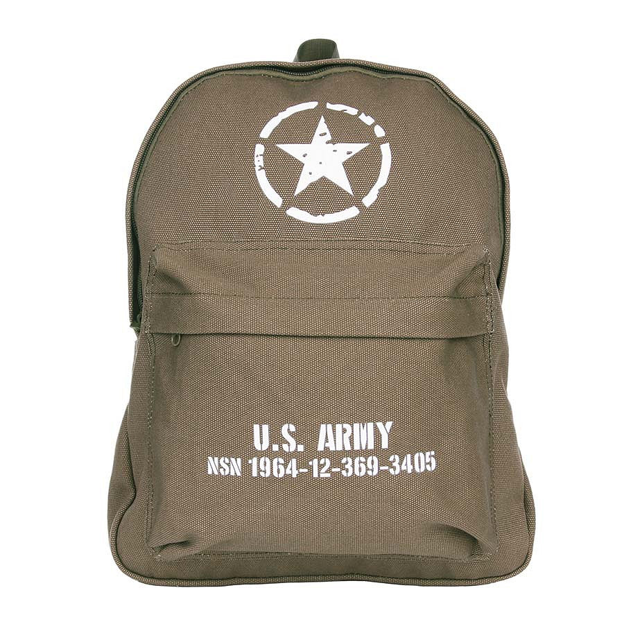 Rucsac Copii U.S. Army - Verde | Vintage, Stea Aliată