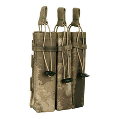 Husă MOLLE pentru 3 Încărcătoare Pistol - Maro Coyote | Universală, Nylon 100%