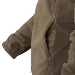Bluză Fleece Helikon-Tex Cumulus® Femei, Model Anatonic Coyote